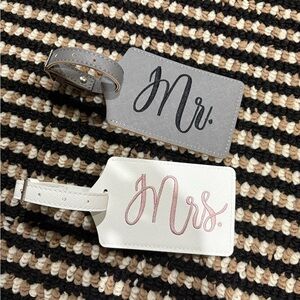 Mr. and Mrs. Luggage Tags